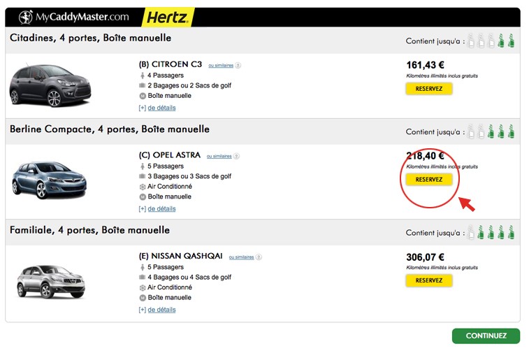 Noleggia la tua auto con il nostro partner hertz